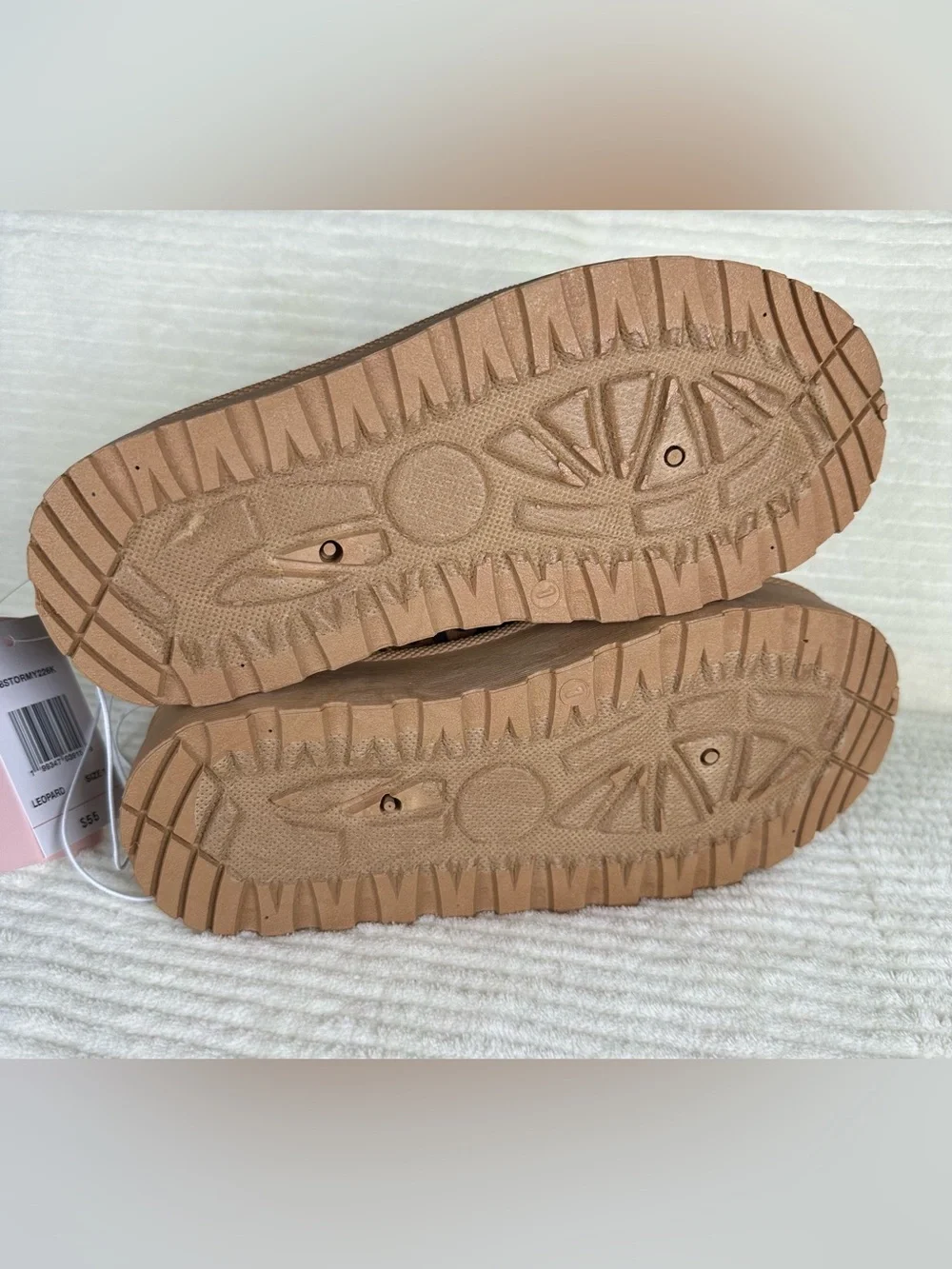 Olivia & Kate Little Girls Stormy Leopard Platform Booties NWT Size 1